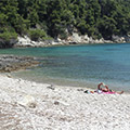 On the beach in Alonissos