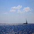 The crystal blue water of Alonissos