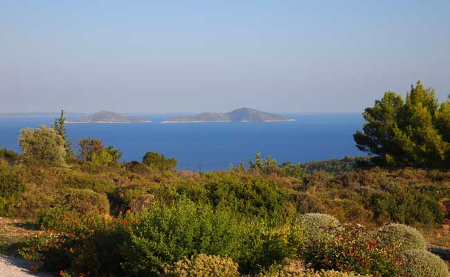 view from the Villa